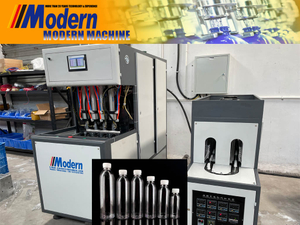 Semi Auto 4 Cavities Bottle Blowing Machine