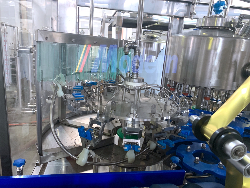 PP HDPE Bottle Milk Filling And Aluminum Foil Sealing Machine